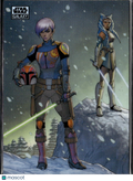Ahsoka Tano And Sabine Wren 2026 Topps Star Wars Galaxy Refractor #94