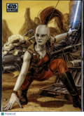Aurra Sing 2026 Topps Star Wars Galaxy Refractor #91