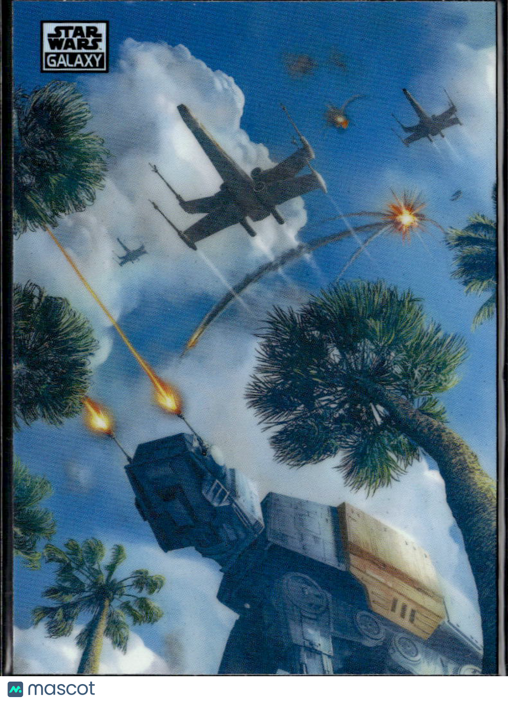 Scarif Attack 2026 Topps Star Wars Galaxy Refractor #67