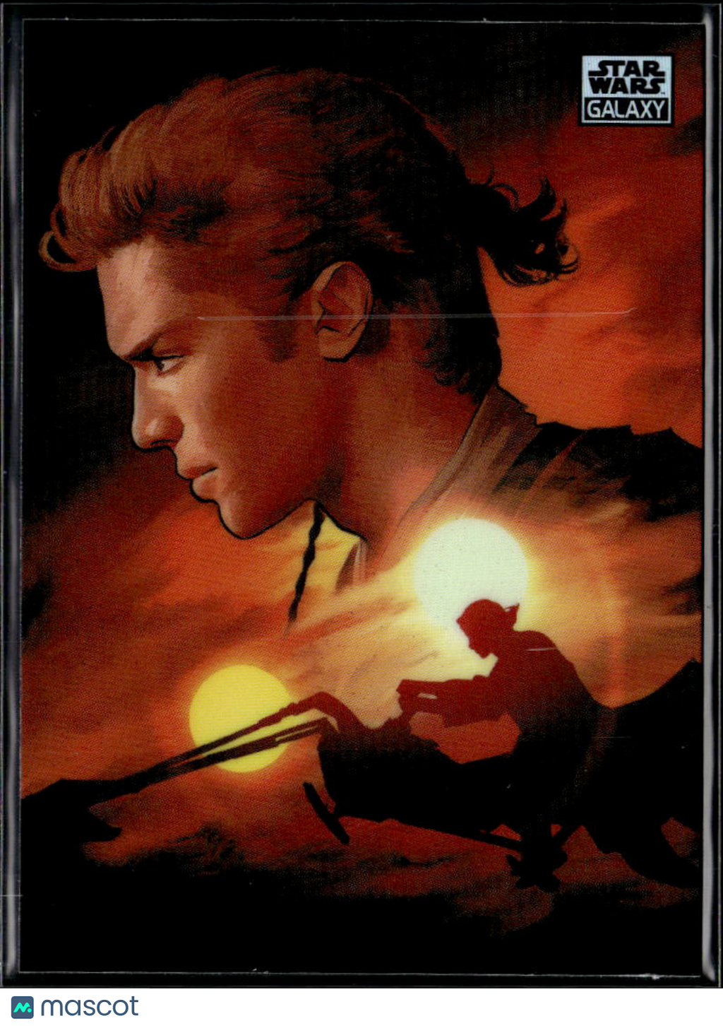 Anakin Skywalker's Sunset 2026 Topps Star Wars Galaxy Refractor #3