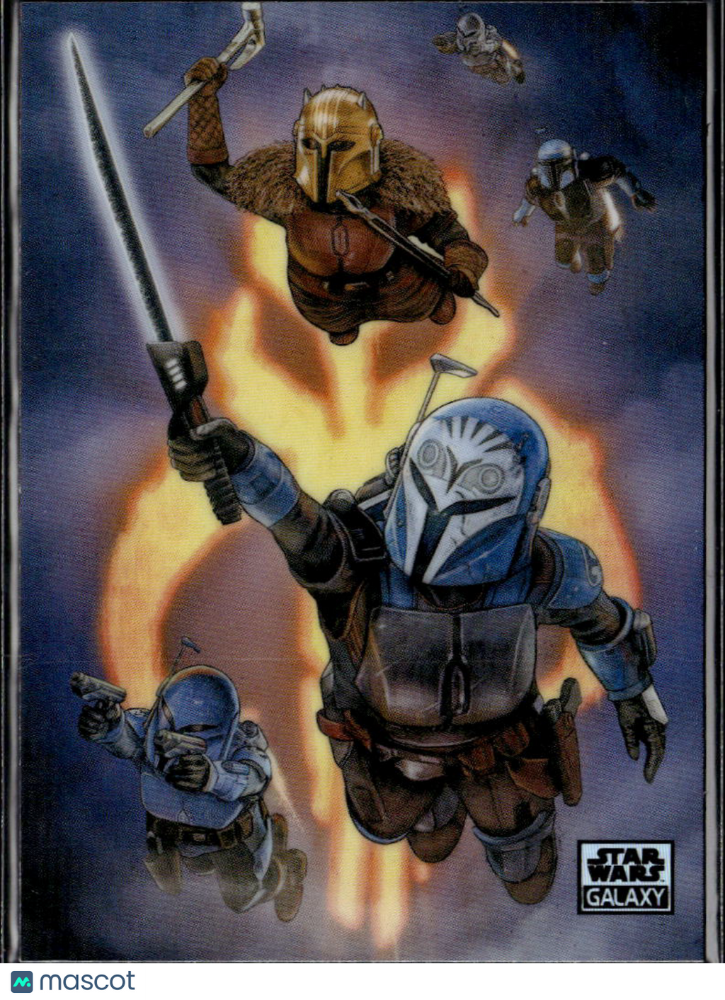 For Mandalore 2026 Topps Star Wars Galaxy Refractor #28