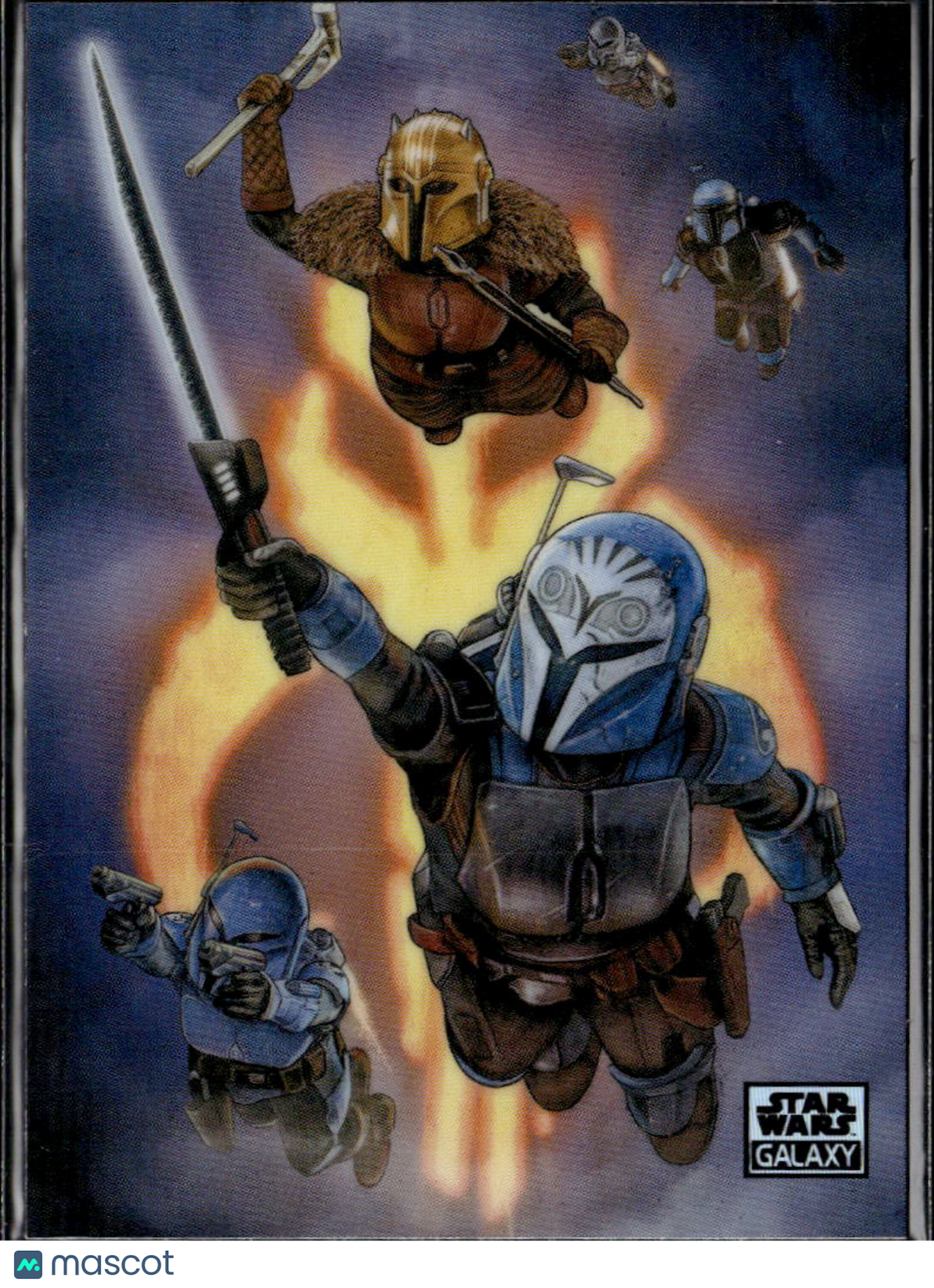 For Mandalore 2026 Topps Star Wars Galaxy Refractor #28