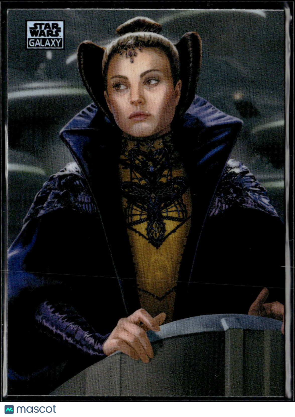 Padme Amidala In The Senate 2026 Topps Star Wars Galaxy Refractor #79