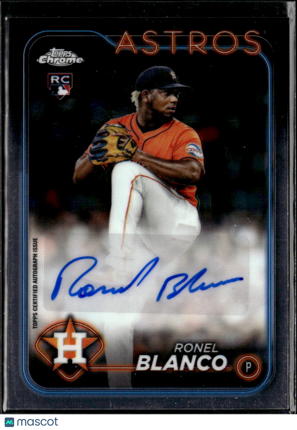 Ronel Blanco 2024 Topps Chrome Auto Autograph RC Houston Astros