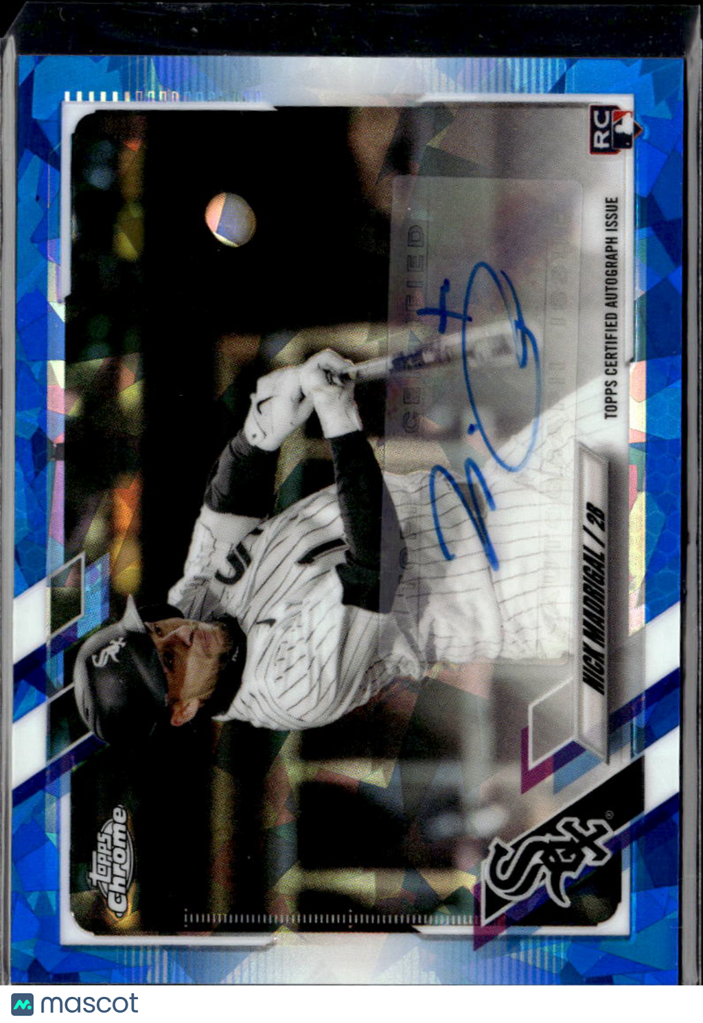 Nick Madrigal 2021 Topps Chrome Sapphire Auto Autograph RC Chicago White Sox