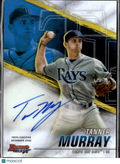 Tanner Murray 2021 Bowman's Best Auto Autograph Tampa Bay Rays