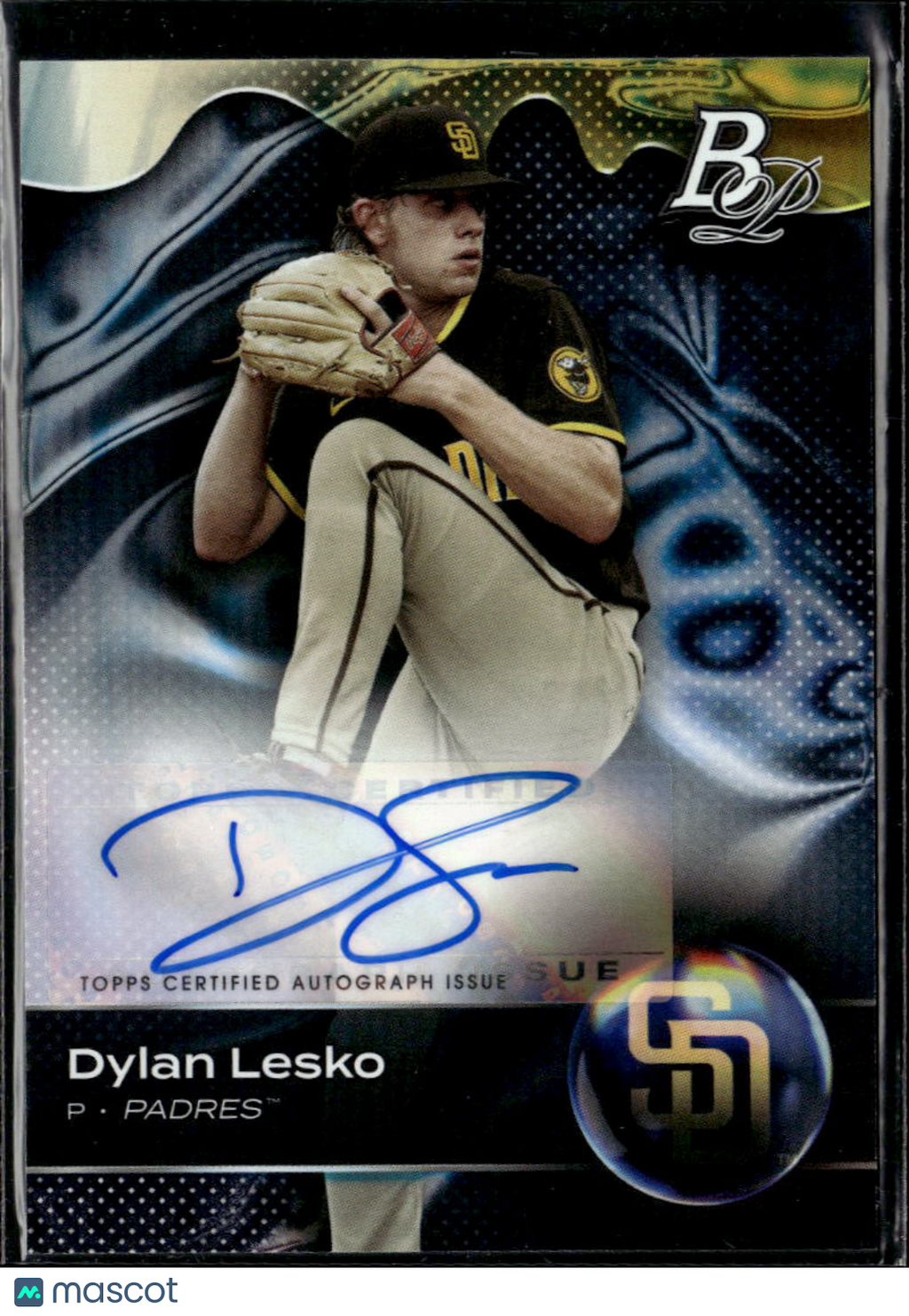 Dylan Lesko 2023 Bowman Platinum Auto Autograph San Diego Padres