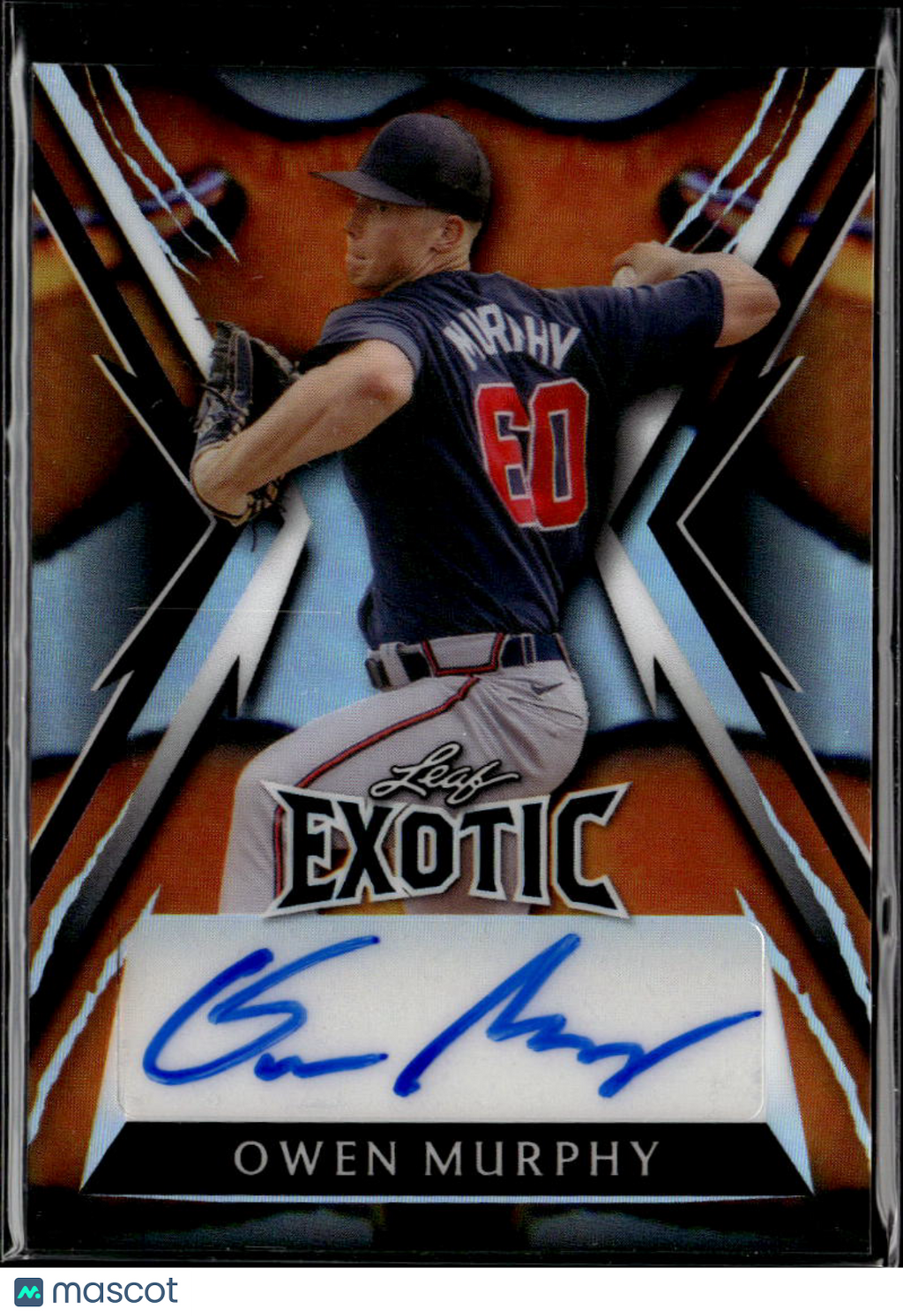 Owen Murphy 2023 Leaf Exotic Auto Autograph Braves 2/4
