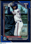 Braylin Morel 2024 Bowman Chrome 1st Blue 17/150 Texas Rangers