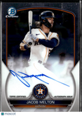 Jacob Melton 2023 Bowman Chrome Auto Autograph Houston Astros
