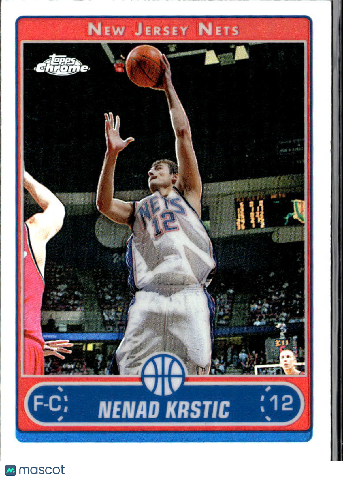 Nenad Krstic 2006-07 Topps Chrome Refractor New Jersey Nets