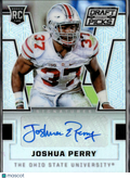 Joshua Perry 2016 Prizm Draft Picks Auto Autograph RC Ohio State Buckeyes