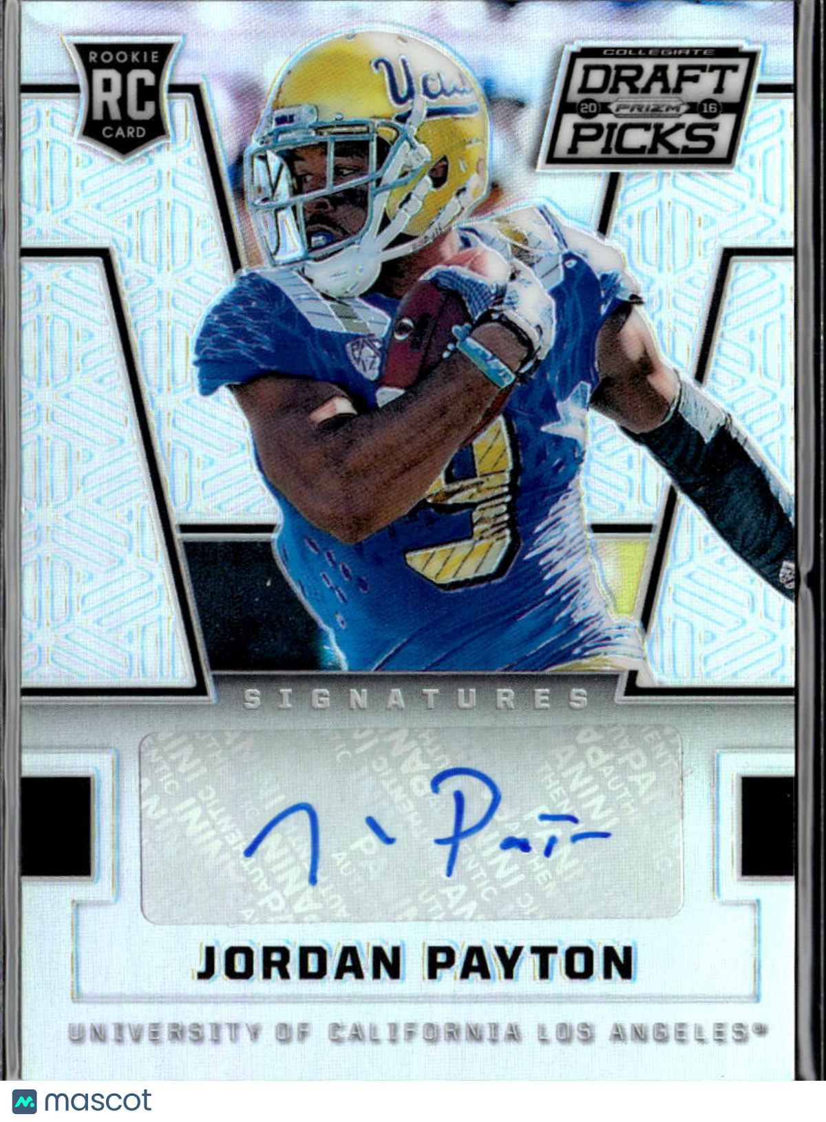 Jordan Payton 2016 Prizm Draft Picks Auto Autograph RC UCLA Bruins