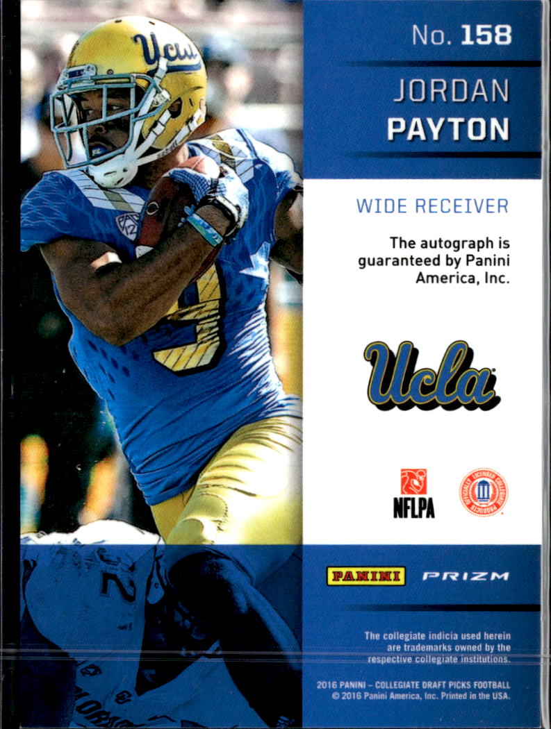 Jordan Payton 2016 Prizm Draft Picks Auto Autograph RC UCLA Bruins