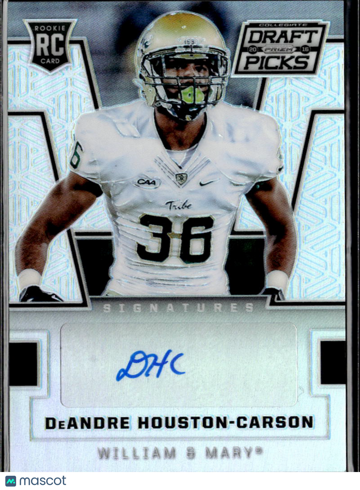 DeAndre Houston-Carson 2016 Prizm Draft Picks Auto Autograph RC William & Mary