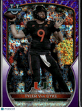 Tyler Van Dyke 2022 Bowman Chrome Purple Shimmer /399 Miami Hurricanes
