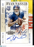 Ryan Nassib 2013 Contenders Auto Autograph RC Ink New York Giants