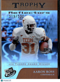 Aaron Ross 2007 Press Pass Reflectors Rookie RC /500 Texas Longhorns