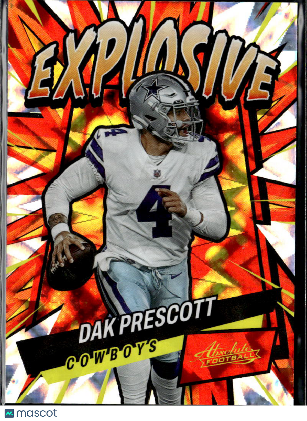 Dak Prescott 2022 Absolute Explosive SSP CASE HIT Dallas Cowboys