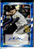 Ha-Seong Kim 2021 Topps Chrome Sapphire Auto Autograph RC San Diego Padres