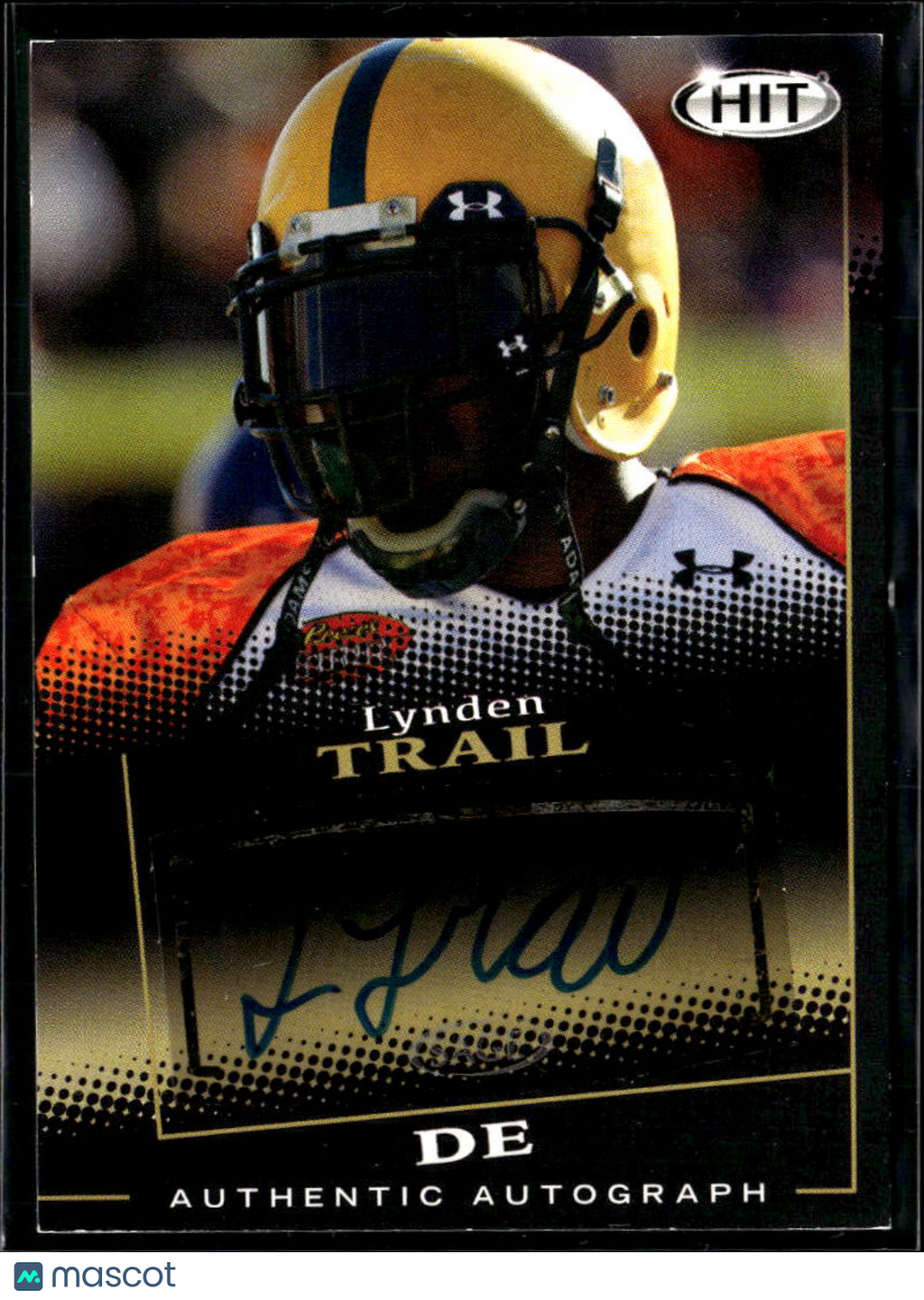 Lynden Trail 2015 SAGE HIT Auto Autograph RC Norfolk State Spartans