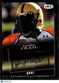 Lynden Trail 2015 SAGE HIT Auto Autograph RC Norfolk State Spartans