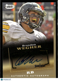 Brandon Wegher 2015 SAGE HIT Auto Autograph RC /250 Morningside Mustangs