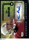 Liam Nadler 2016 SAGE HIT Auto Autograph RC Boston College