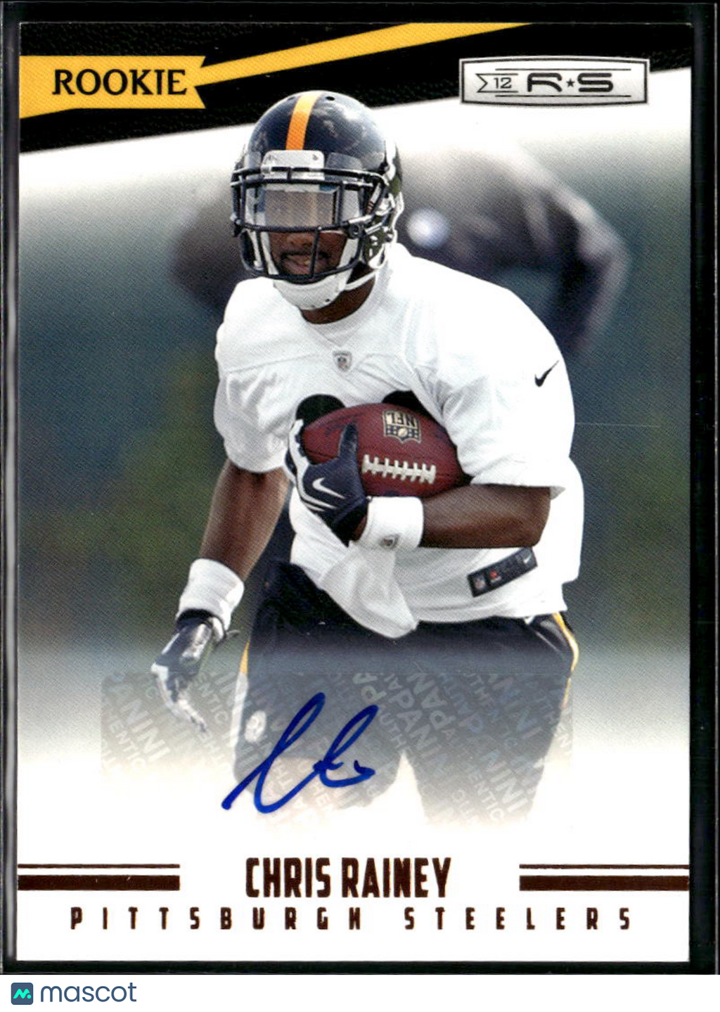 Chris Rainey 2012 Rookies & Stars Auto Autograph RC /99 Pittsburgh Steelers