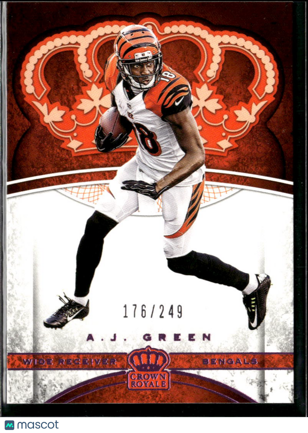 A.J. Green 2017 Crown Royale Pink 176/249 Cincinnati Bengals