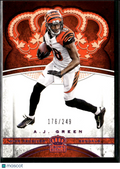 A.J. Green 2017 Crown Royale Pink 176/249 Cincinnati Bengals