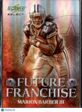 Marion Barber III 2008 Score Select Future Franchise 415/999 Dallas Cowboys