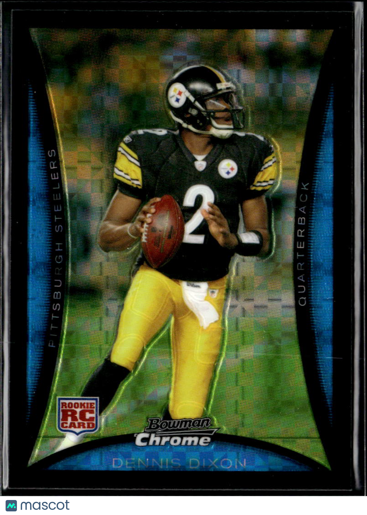 Dennis Dixon 2008 Bowman Chrome RC X-Fractor /250 Oregon Pittsburgh Steelers