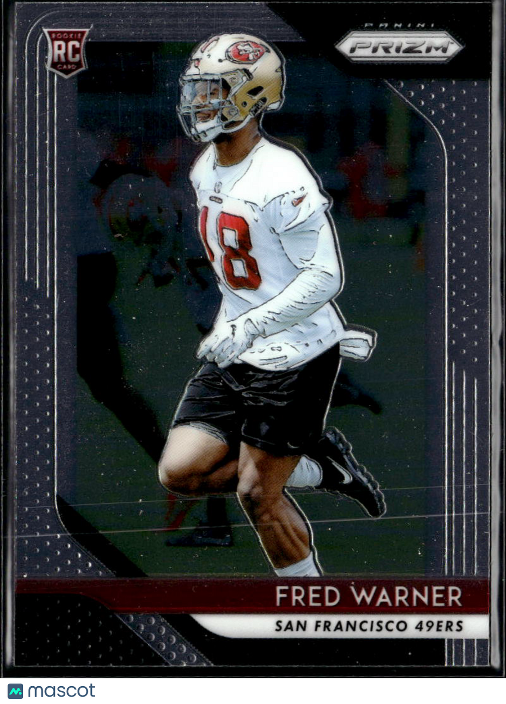 Fred Warner 2018 Prizm Rookie RC #257 San Francisco 49ers