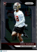 Fred Warner 2018 Prizm Rookie RC #257 San Francisco 49ers