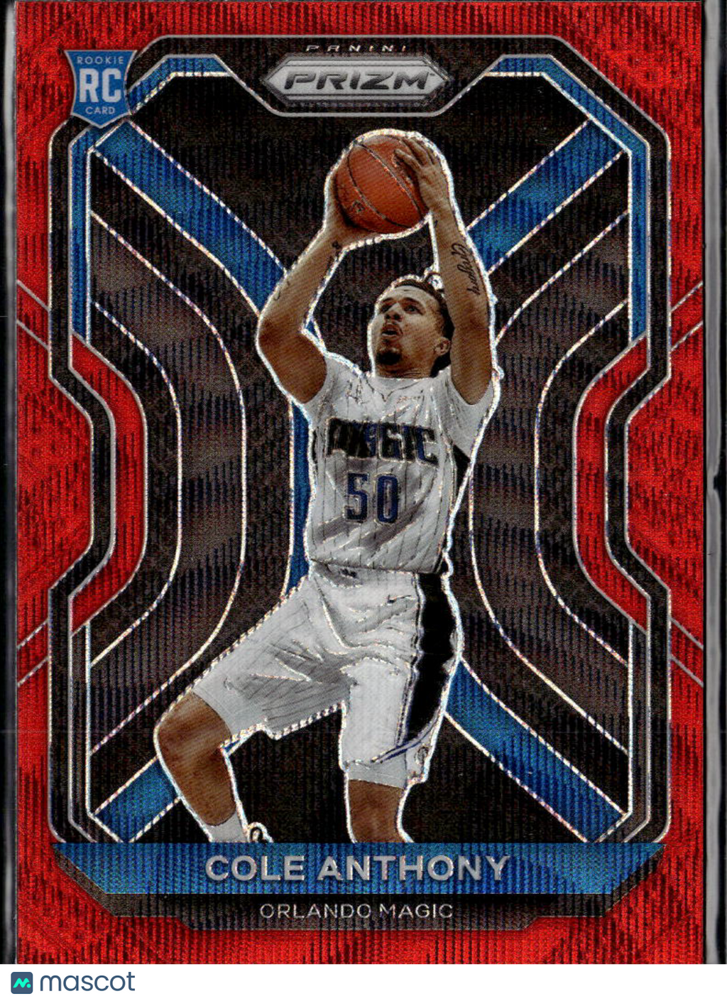 Cole Anthony 2020-21 Prizm RC Red Wave Orlando Magic