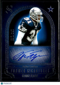 George Teague 2025 Silhouette Auto Autogrpah /199 Dallas Cowboys