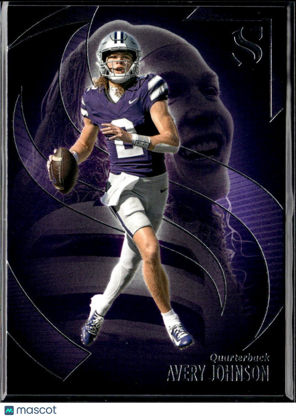 Avery Johnson 2025 Silhouette Rookie RC Kansas State Wildcats