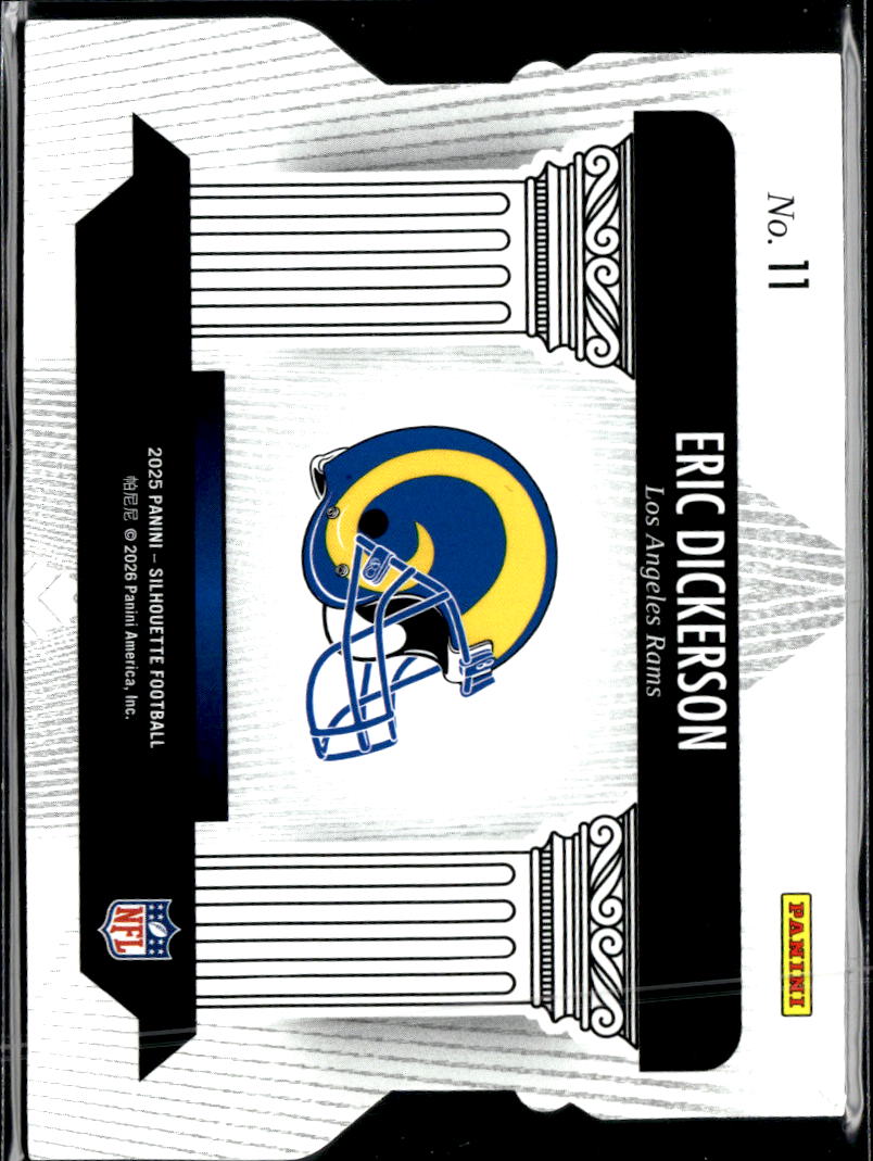 Eric Dickerson 2025 Silhouette Pillars of the Game Los Angeles Rams