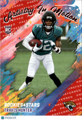 Travis Hunter 2025 Panini Rookies & Stars RC Preferred Red Jacksonville Jaguars