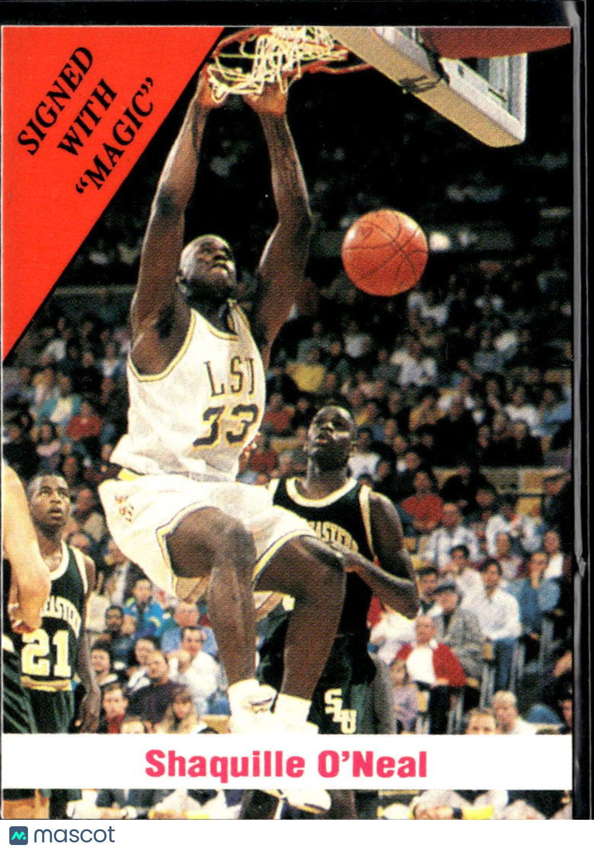 Shaquille O'Neal 1992 Sports Stars USA Rookie RC LSU Tigers