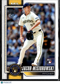 Jacob Misiorowski 2026 Topps Series One Rookie RC Milwaukee Brewers