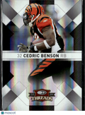 Cedric Benson 2009 Donruss Threads Silver Holofoil /250 Cincinnati Bengals