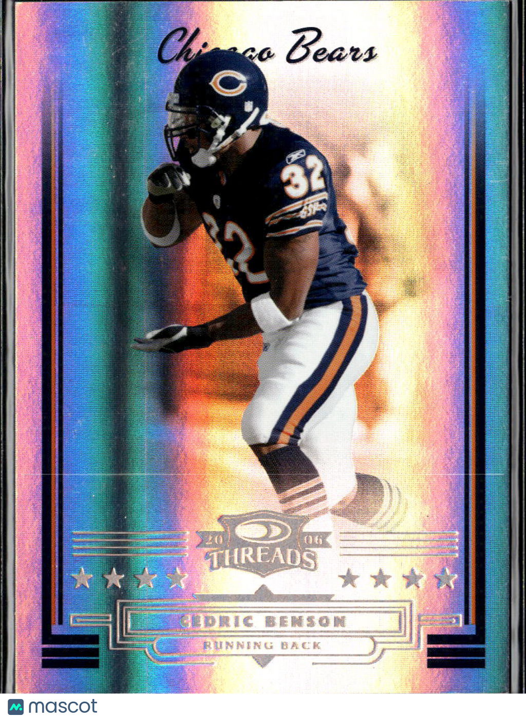 Cedric Benson 2006 Donruss Threads Silver /250 Chicago Bears