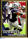 Marion Barber 2010 Topps Gold /2010 Dallas Cowboys