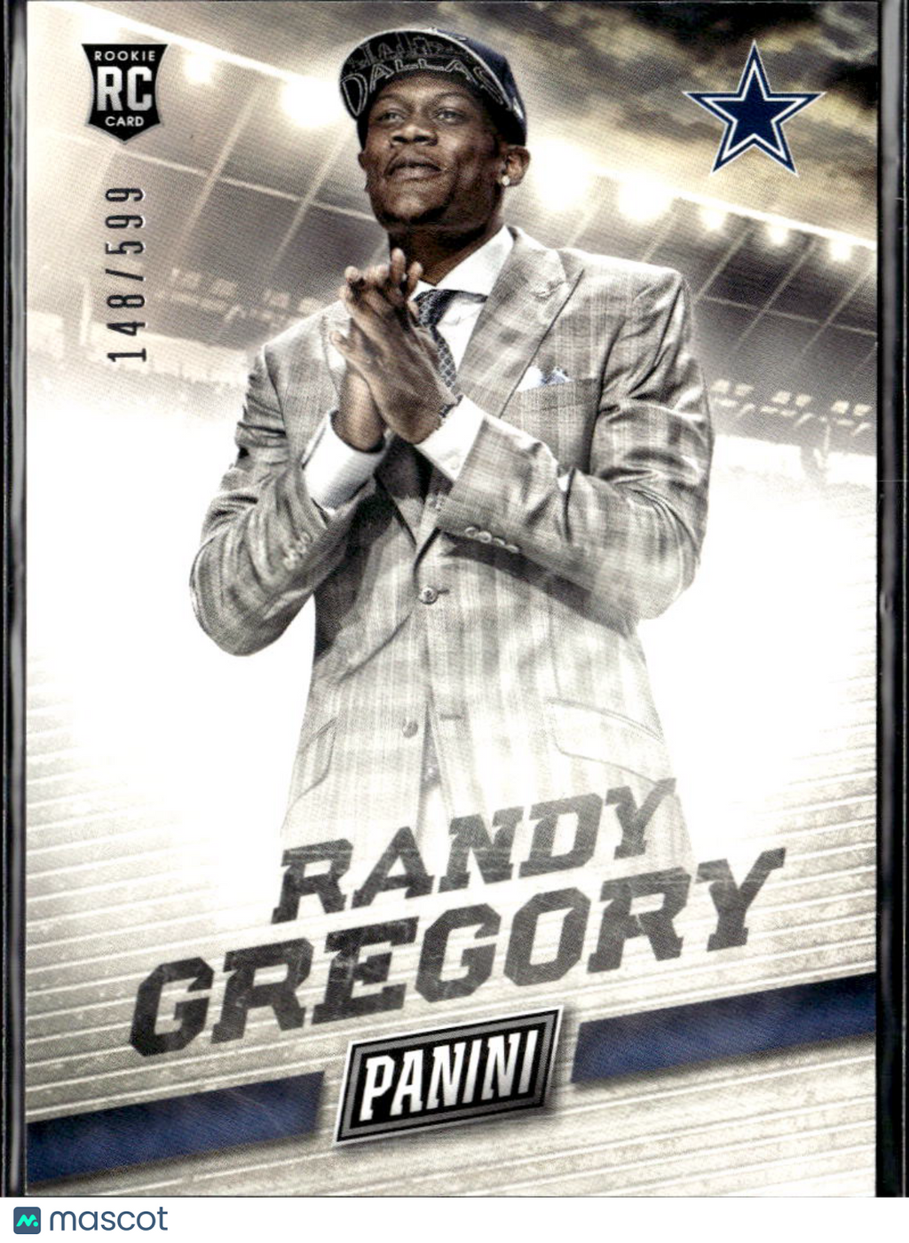 Randy Gregory 2015 Panini Father's Day RC /599 Dallas Cowboys