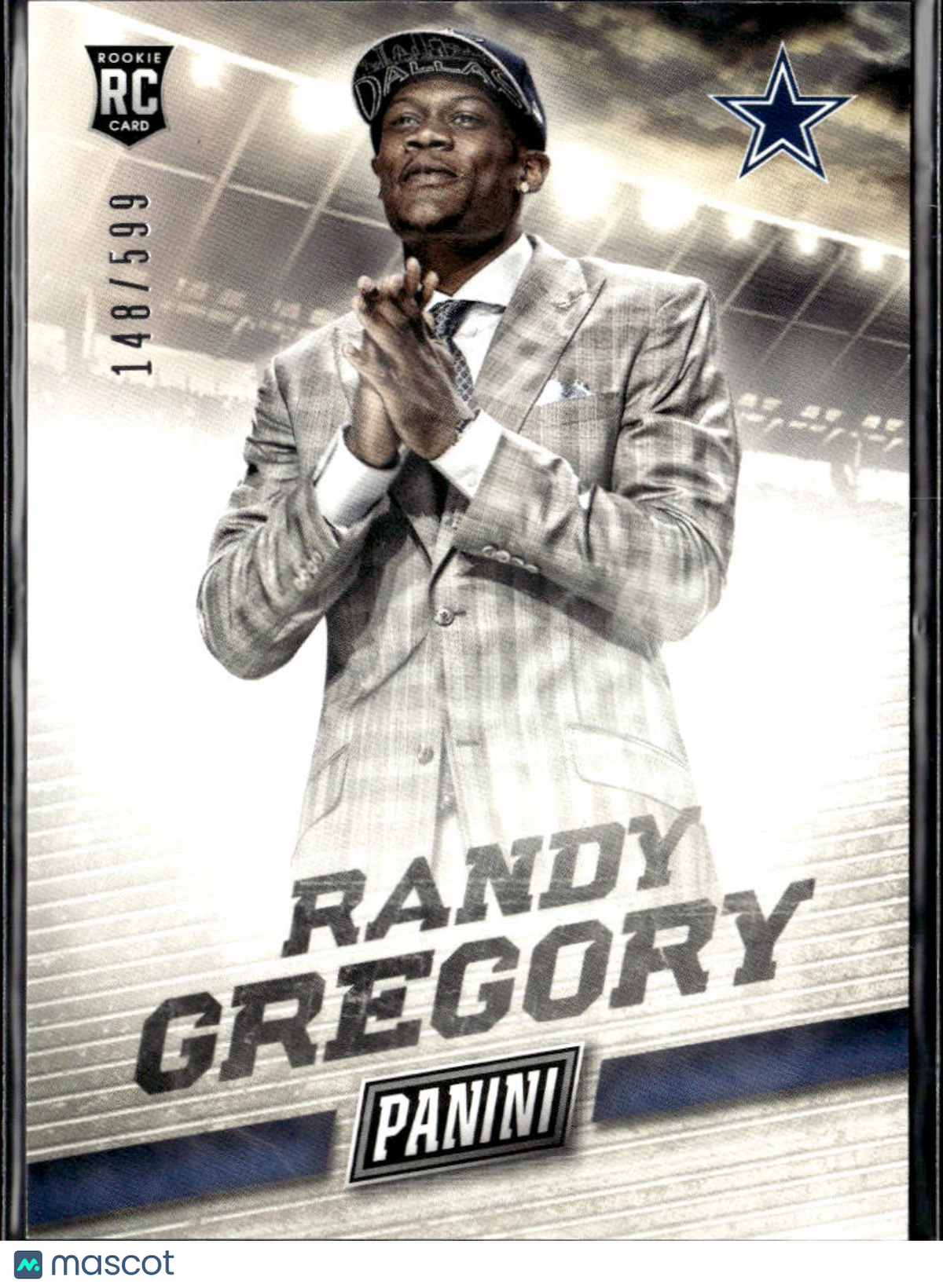 Randy Gregory 2015 Panini Father's Day RC /599 Dallas Cowboys