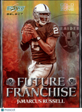 JaMarcus Russell 2008 Score Select Gold Zone /50 Oakland Raiders