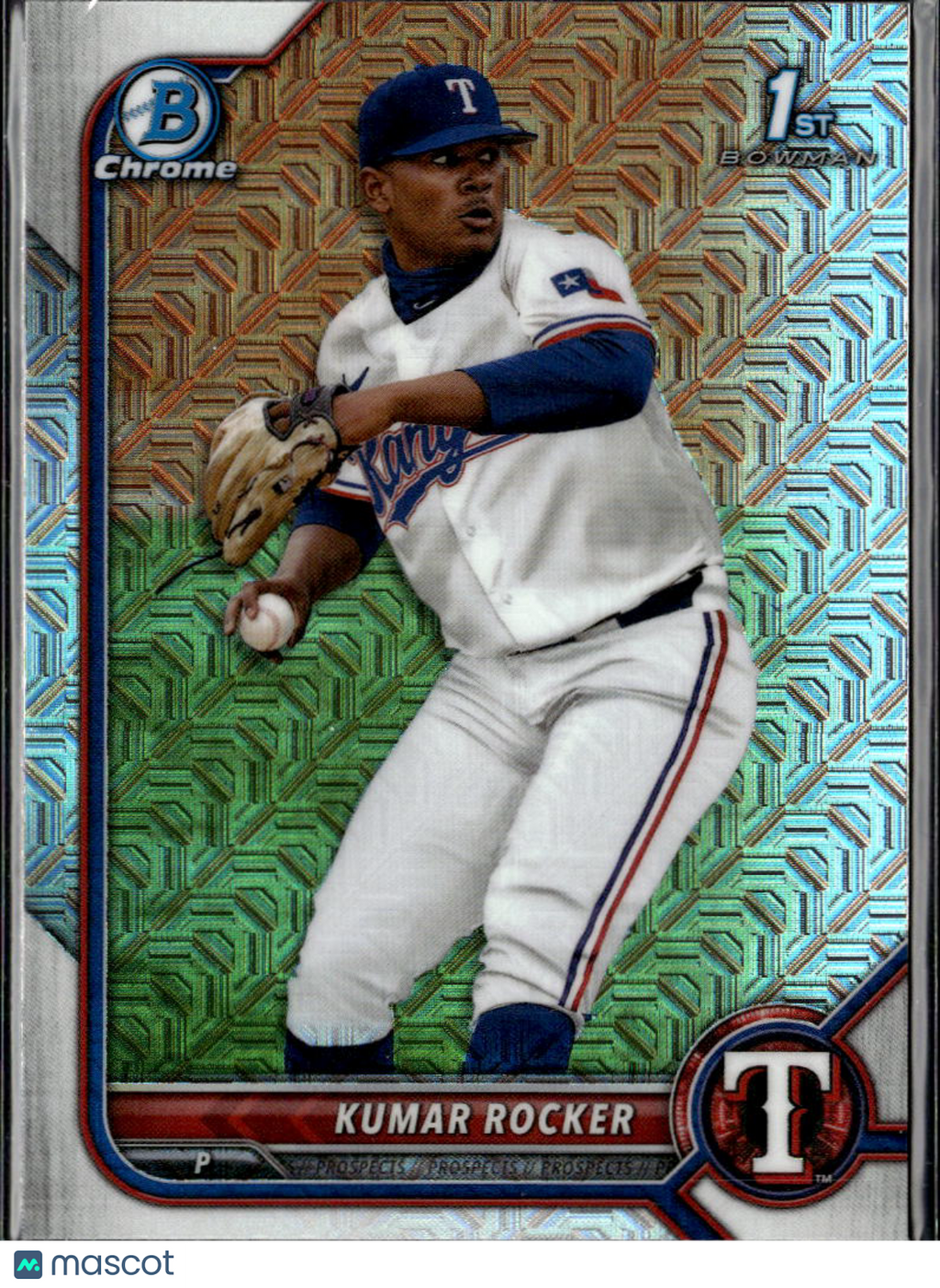 Kumar Rocker 2022 Bowman Chrome 1st Mega Box Texas Rangers