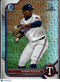 Kumar Rocker 2022 Bowman Chrome 1st Mega Box Texas Rangers